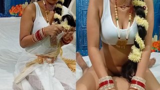 Hot tamil bhabhi fucked hard in white saree - desi homemade sex with mrsshivani