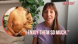 Hot argentina babe minerva fingers her wet pussy in front of mirror - solo masturbation